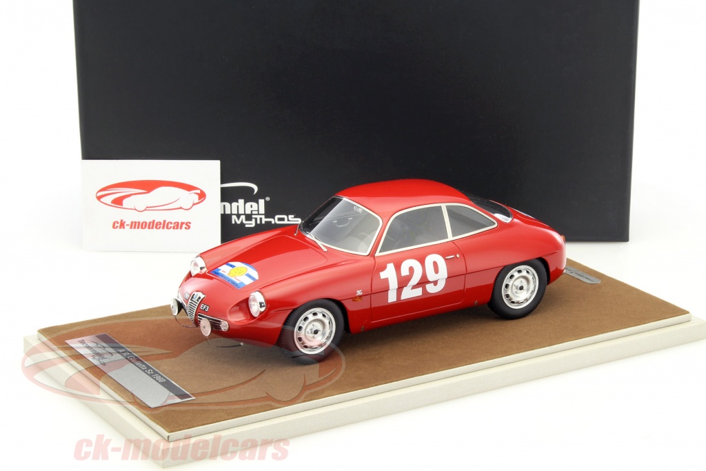 Tecnomodel 1:18 Alfa Romeo Giulietta SZ #129 Tour de France 1960
