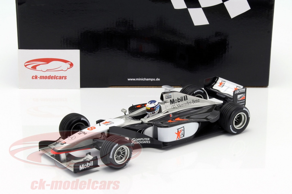Minichamps Jean Alesi 2001 McLaren Mercedes MP4-16 Testcar F1 1:18 Fórmula Uno 