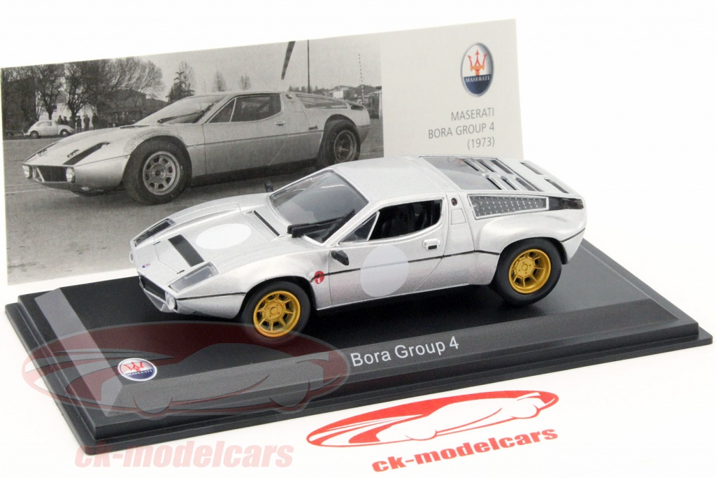 Leo Models 1:43 Maserati Bora Group 4 año de construcción 1973 plata
