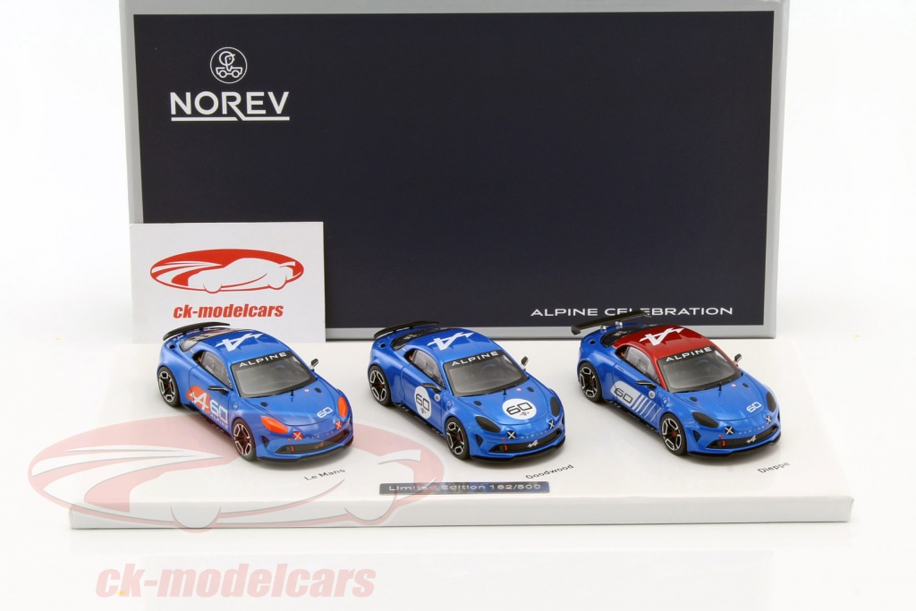 Coffret Norev – Renault Alpine Vision – 60 Ans Usine Dieppe 2015 – 1/43 – Neuf