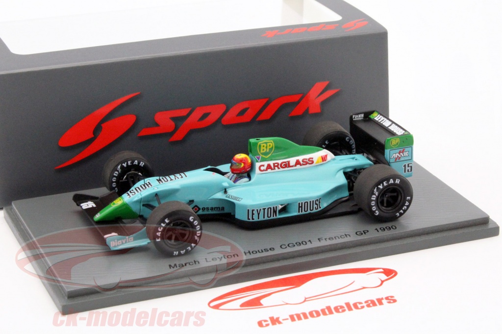 F1 March Judd C901 #15 M. Gugelmin - Leyton House 1990 - Minichamps 1/43 (400900015)