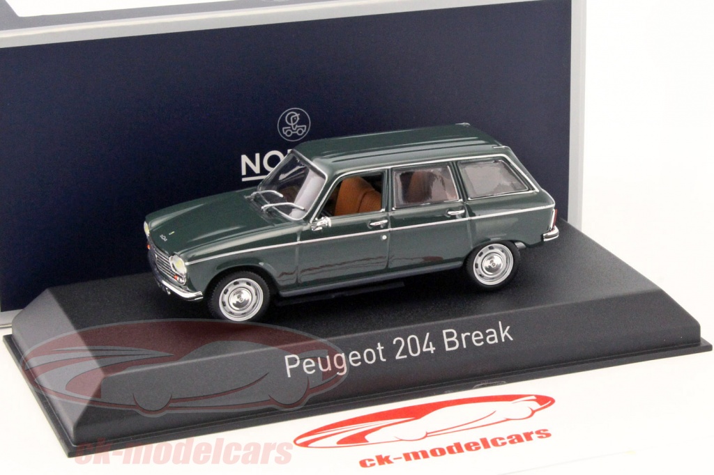 NOREV 1:43 PEUGEOT 204 BREAK N° 32- Rouge -Sans Boîte