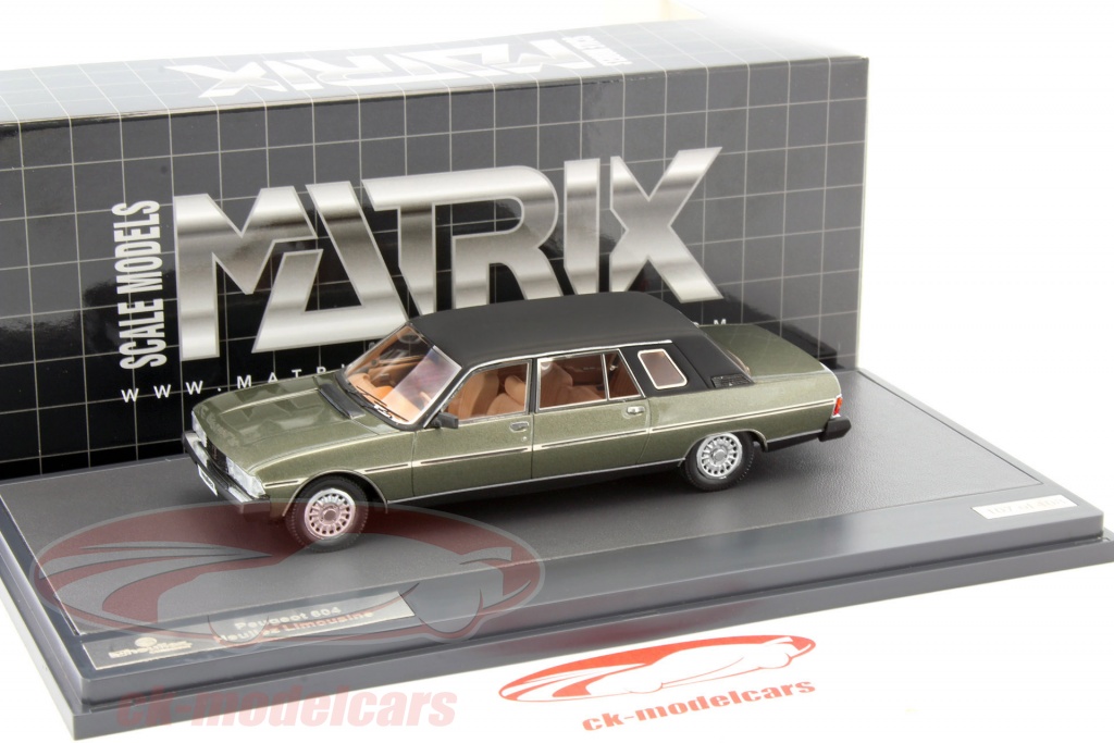 Matrix 1:43 Peugeot 604 Heuliez limousine Année de