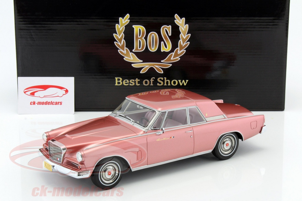 BoS-Models 1:18 Studebaker Gran Turismo Hawk año de construcción 1963 ...