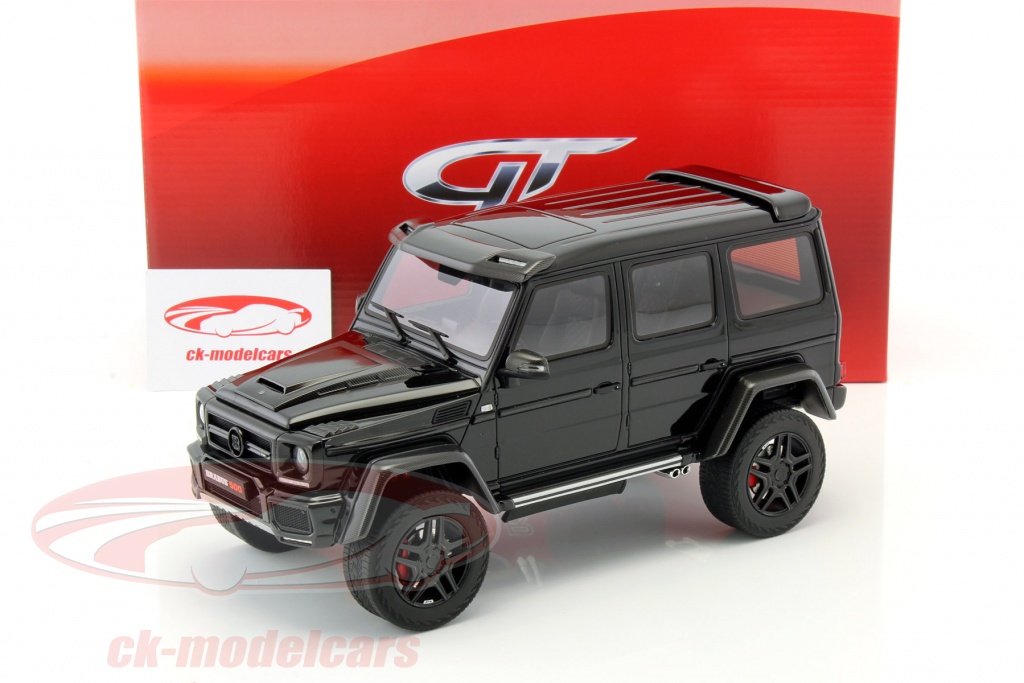 GT-Spirit Mercedes G-Klasse G500 4x4 Modellauto 1/18 Schwarz - 25cm Detailmodell