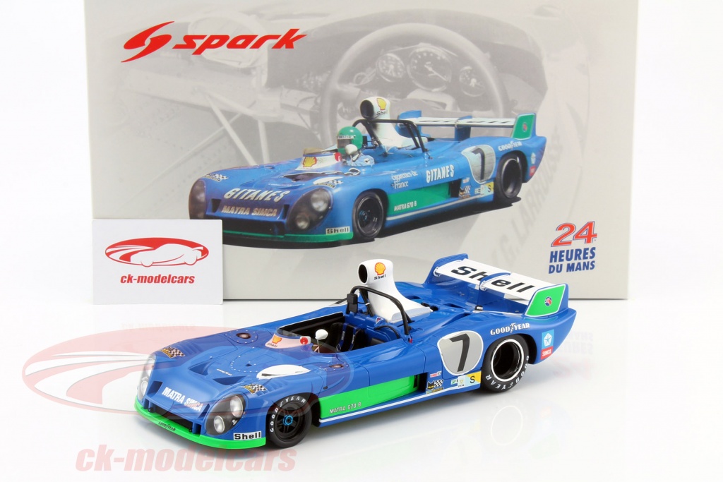 Matra Simca MS670B n° 11 Vainqueur 24h Le Mans 1973 1/18 Spark 18LM73