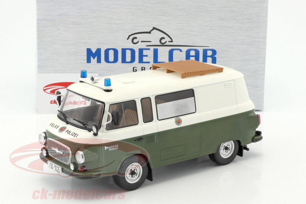 BARKAS B 1000 VOLKSPOLIZEI 1965 GRÜN 1:18 MCG