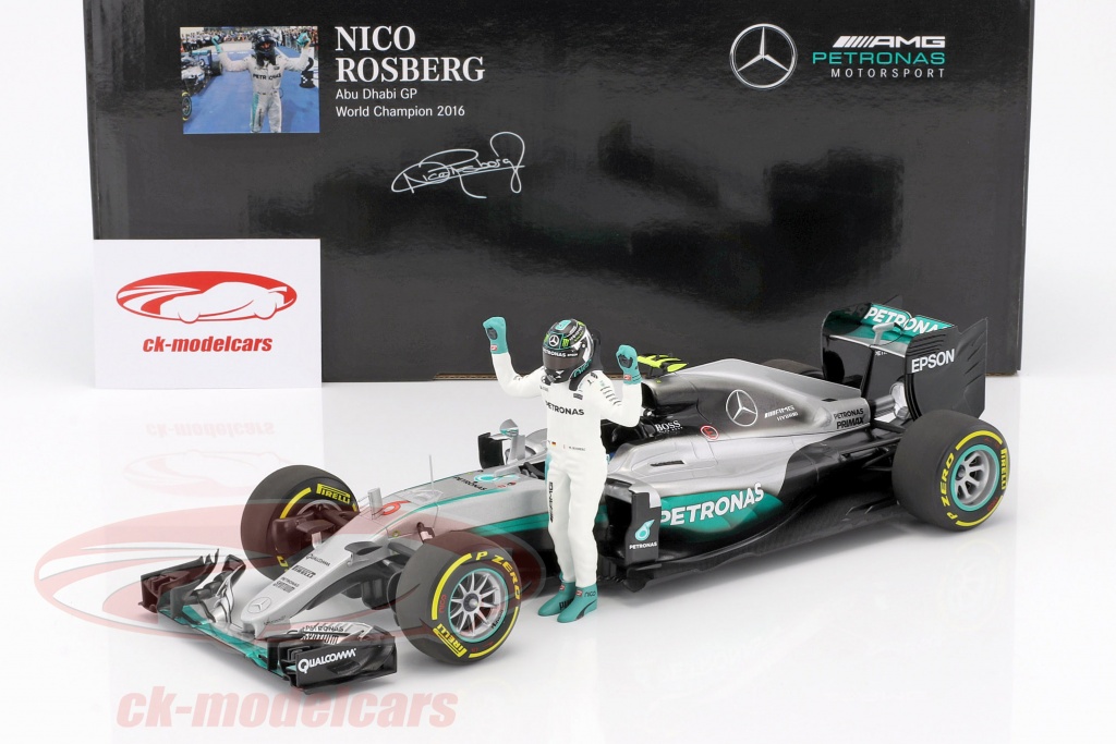 Mercedes-Benz 2016 F1 AMG PETRONAS W07 HYBRID #6 Nico Rosberg Car Model 1:43 Toy
