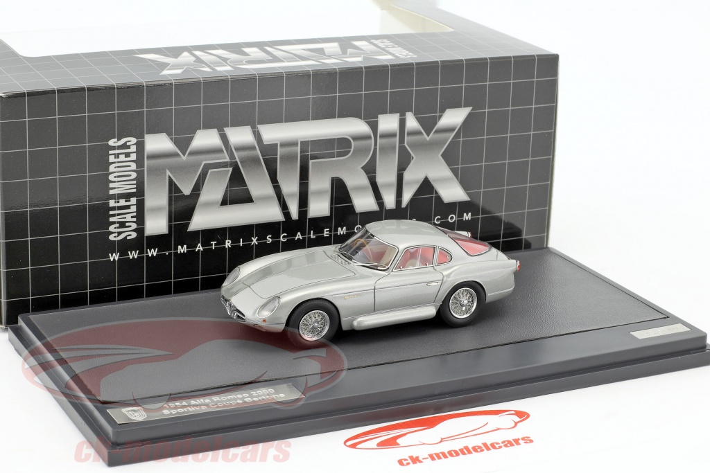 MATRIX SCALE MODELS 1/43 Alfa Romeo 2000 Sportiva Coupe Bertone 1954 Red Mx40102 EUR 109,95 - ES