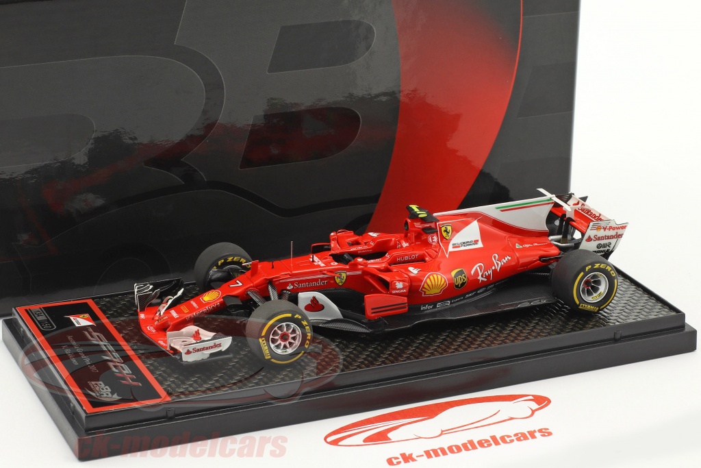 BBR Models 1:18 Kimi Räikkönen Ferrari SF70H #7 Australia GP Formula 1 2017 Bbr181707