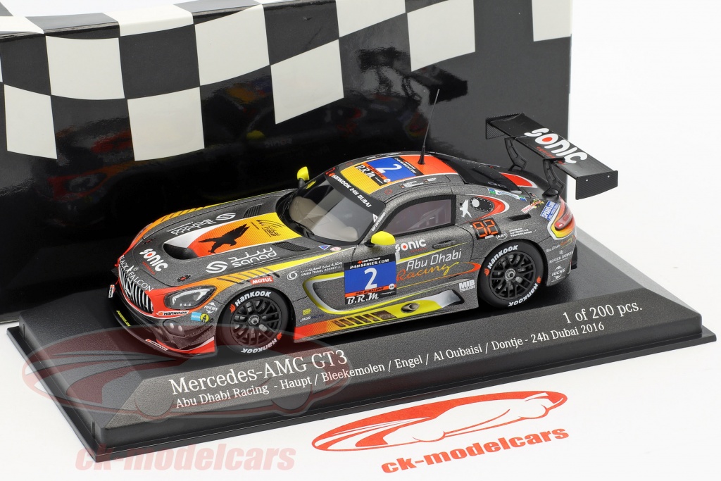 Mercedes Benz Amg Gt3 2 24h Dubai 2016 Team Black Falcon 143 Minichamps