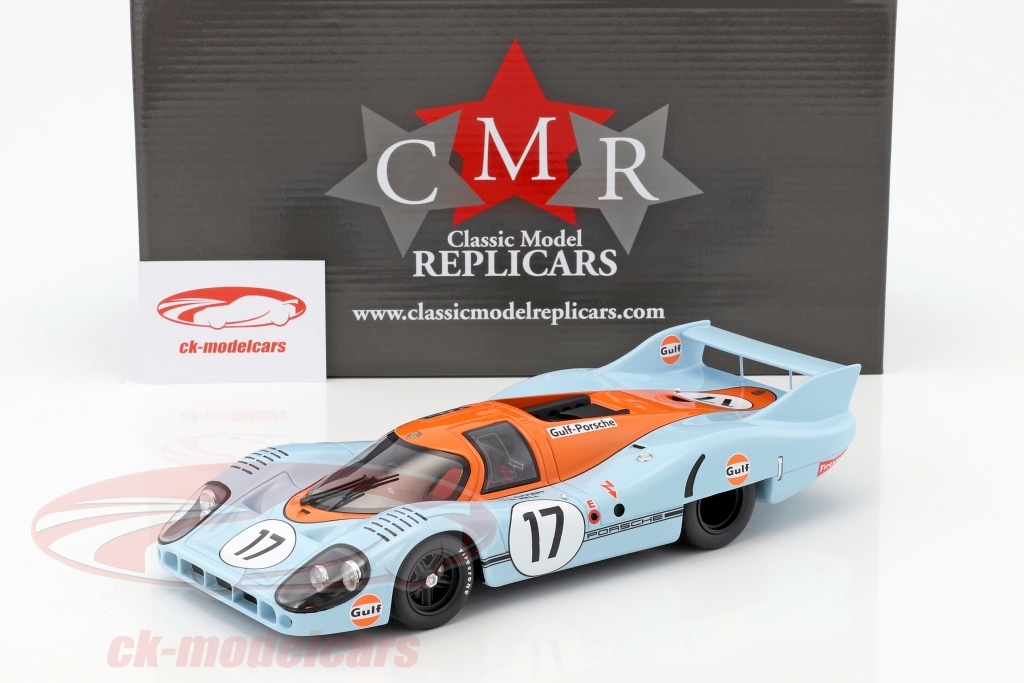 NOREV 1/18 - Porsche 917K Winner Le Mans 24H 1970 Attwood #23 Diecast