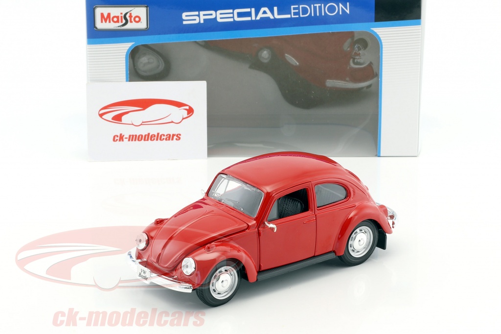 VOLKSWAGEN VW Beetle Year 1973 Red 1 24 Maisto for sale online