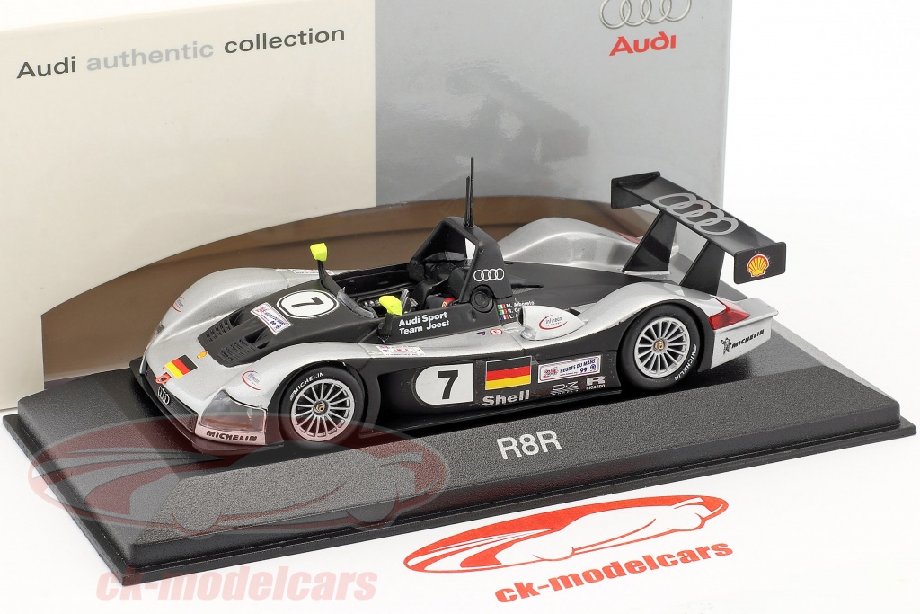 Minichamps 1:43 Audi R8R #7 4th 24h LeMans 1999 Capello, Alboreto ...