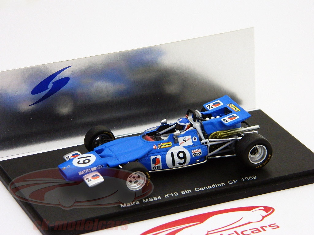 Miniature Spark 1/43 Matra MS84 Ford-Cosworth #19 - GP Canada 1969, Pilote Servoz-Gavin