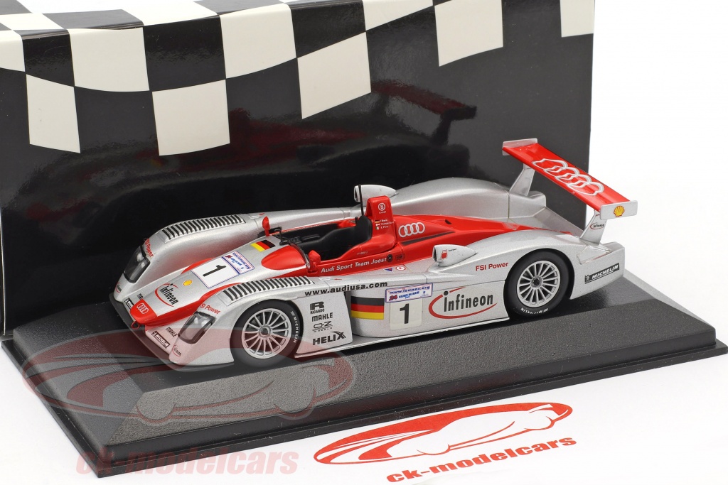 Minichamps Audi R8 #2 Sebring 12 Heures 2005 – Pirro/Biela – 1/43 Jumajo