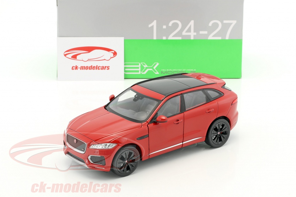 Welly 1:24 Jaguar F-Pace Baujahr 2016 rot 24070r Modellauto 24070r ...
