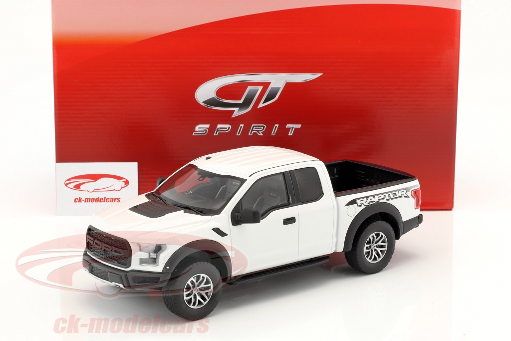 Gt Spirit Raptor R GT-SPIRIT 1:18 Ford F150 Raptor year 2016 Oxford white GT195 model car ...