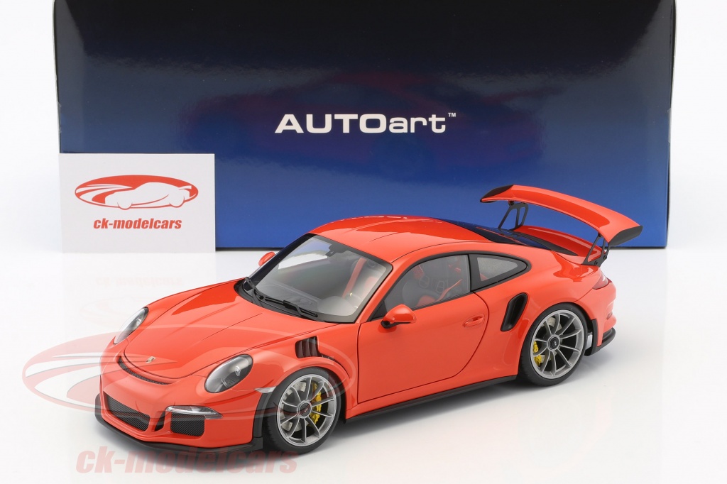 AUTOart Orange Porsche 991 1:18 Scale Car 78168 for sale online