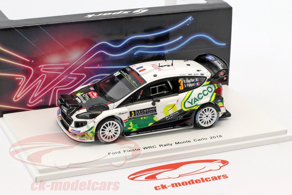 Spark S5953 Ford Fiesta WRC – Rallye Monte-Carlo 2018, Bouffier, 1/43