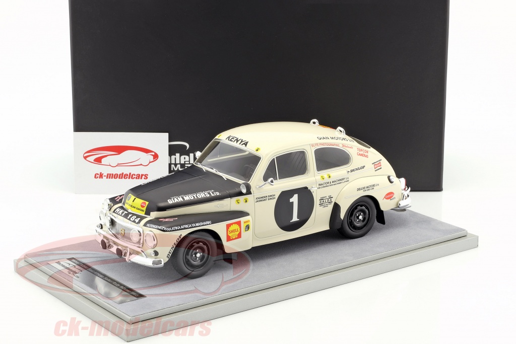 Miniature Schuco Piccolo - Volvo PV 544 Rallye Kenya - Échelle 1/87 - Occasion