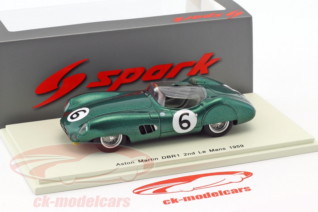 ASTON MARTIN DBR1 N°6 LE MANS 1959 - TOP MODEL - N° 115 - 1/43
