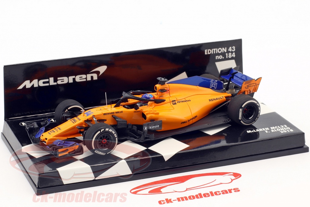 Minichamps 1:43 Fernando Alonso McLaren MCL33 #14 Formel 1 2018 