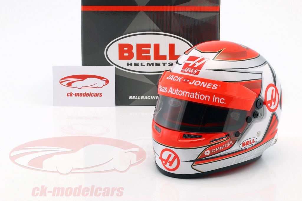 Casque Bell Grosjean Haas F1 2018 – échelle 1/2 – Réplique Neuve