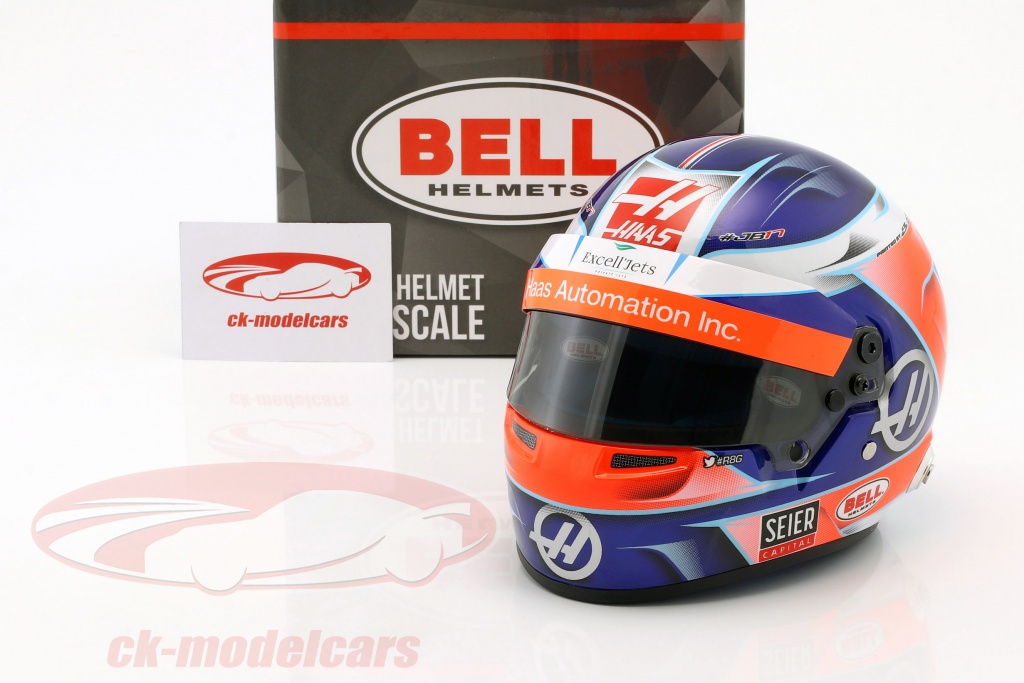 Haas - Formule 1 - Romain Grosjean - 2020 - Casque réplique