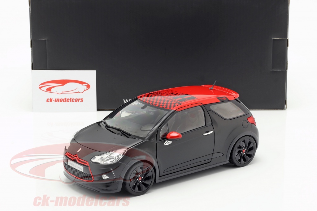 Citroën DS3 Racing Loeb 2012 Noir Mat - Norev 181543 - 1/18 - Miniature Occasion Comme Neuve