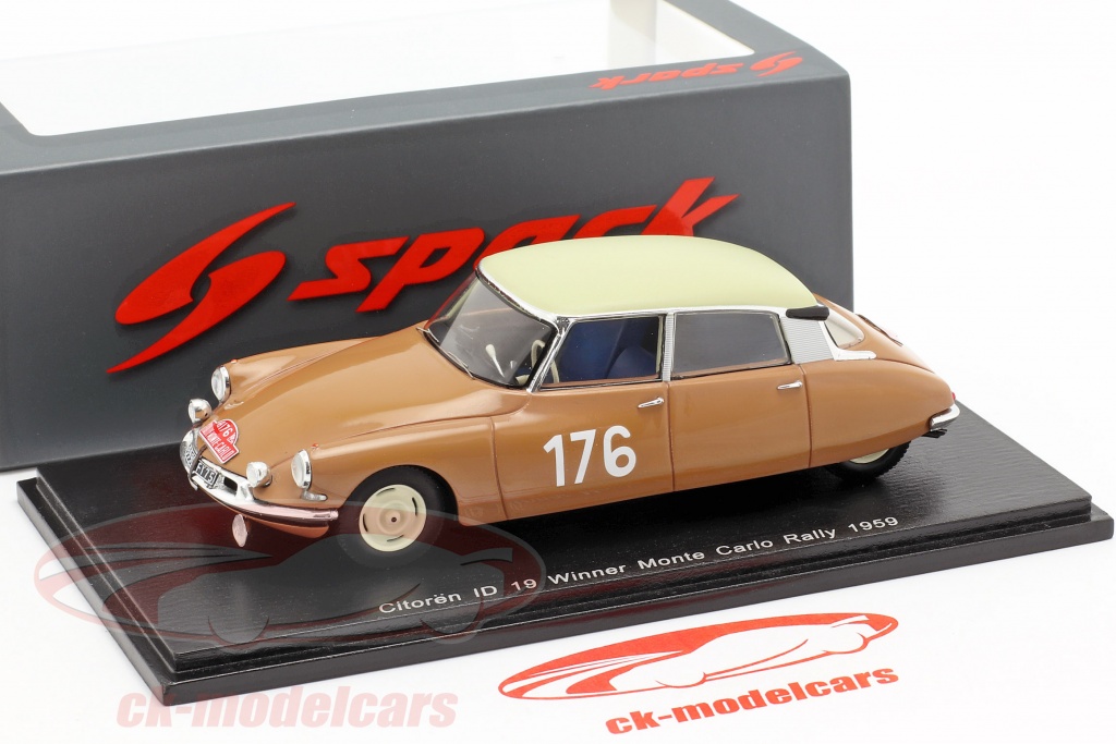 Modèle Réduit Citroen - Id19 N 176 Winner Rally Montecarlo 1959 Pcoltelloni Palexandre