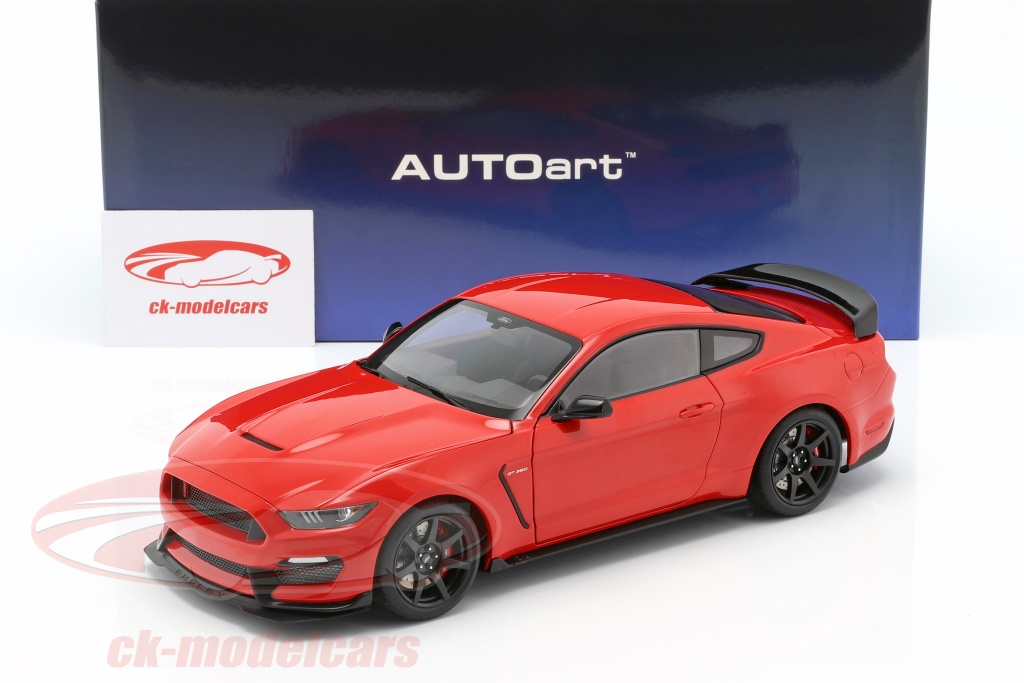 AUTOart 1:18 Ford Mustang Shelby GT350R year 2017 race red 72935