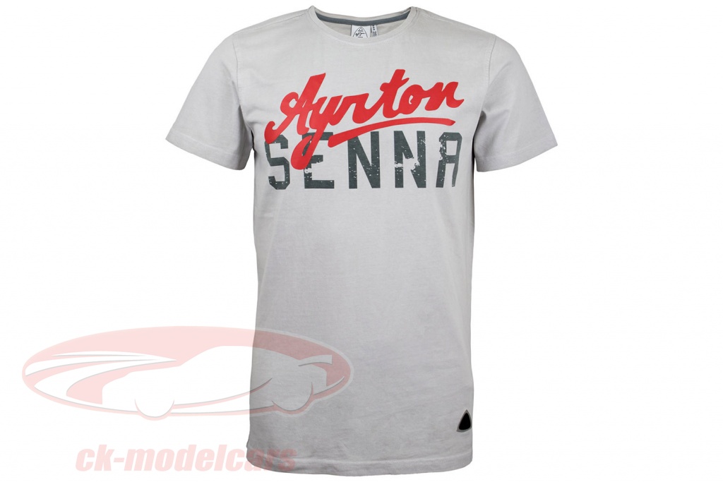 Ayrton Senna T Shirt Light Gray Asv 17 112 Asv 17 112 4250039682128