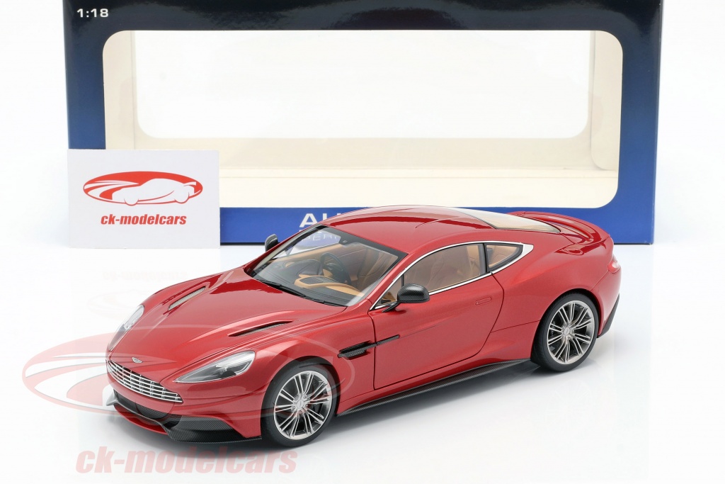 Aston Martin Vanquish Year 2015 Volcano Red 1 18 Autoart