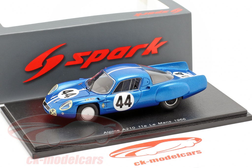 Spark S5491 1/43 Alpine A210 #44 11th 24H Le Mans 1966 Model Car From Japan | UK