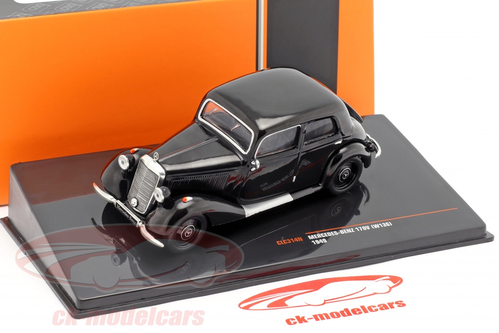 Ixo 1 43 Mercedes Benz 170v W136 Baujahr 1949 Schwarz Clc314n Modellauto Clc314n 4895102326518