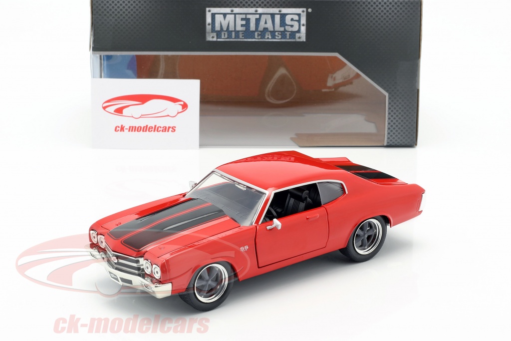 Jada Fast and Furious Dom's Chevy Chevelle SS 1 24 97835 Gray MIB '70 Chevrolet for sale online 