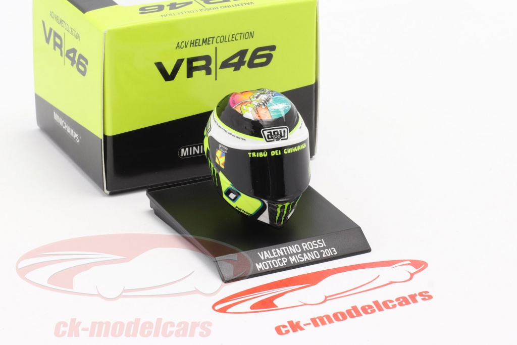 Minichamps 1:10 Valentino Rossi MotoGP Misano 2013 AGV helmet 315130056  model car 315130056 4012138168671