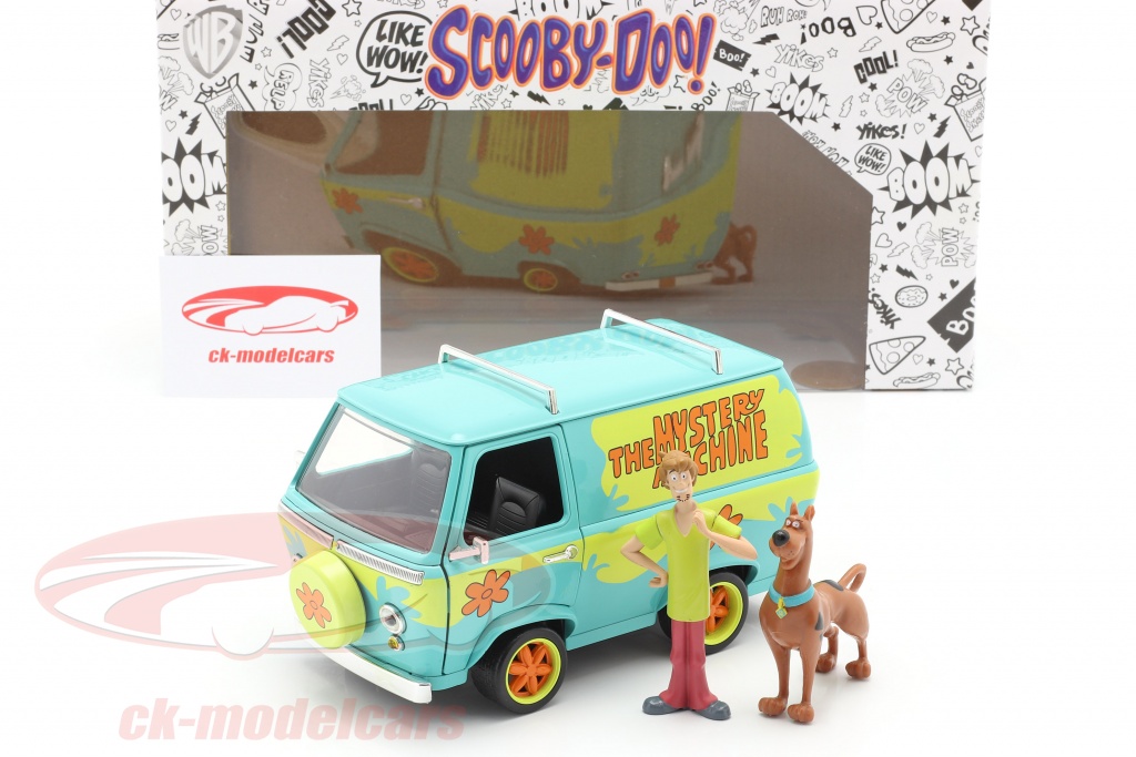 Jada Toys Scooby Doo Mystery Machine Van Diecast with Shaggy & Scooby 1:24 