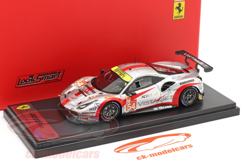 Ferrari 488 GTE #54 Le Mans 2019 - Looksmart 1/43, Série Spirit Of Race, Neuve
