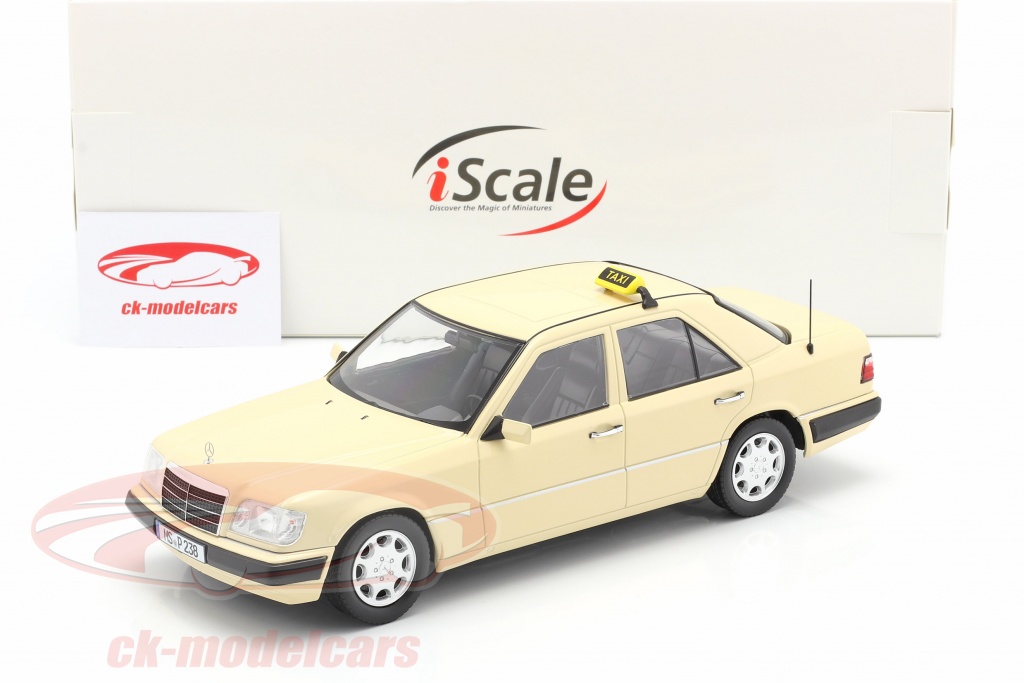 W124 Mercedes-Benz Year 1989 Taxi 1:18 iScale 