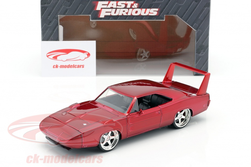 Jadatoys 1:24 Dodge Charger Daytona Year 1969 Fast and Furious 6 2013 red  97060 model car 97060 253203029 801310970607 4006333067198