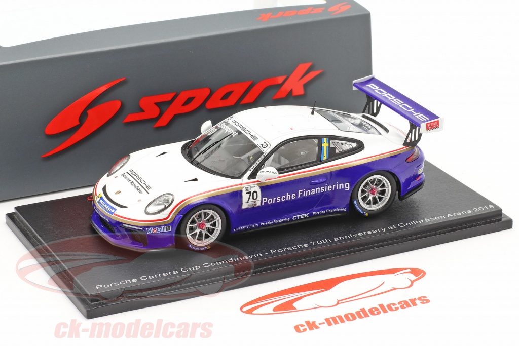 Spark Model S4520 Porsche 911 GT3 Cup N°70 – Stig Blomqvist 1:43