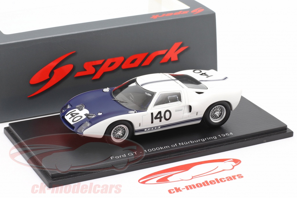 Spark 1:43 Ford GT40 #65 3rd 1000km Nürburgring 1968 Ickx, Hawkins SG817 model car SG817
