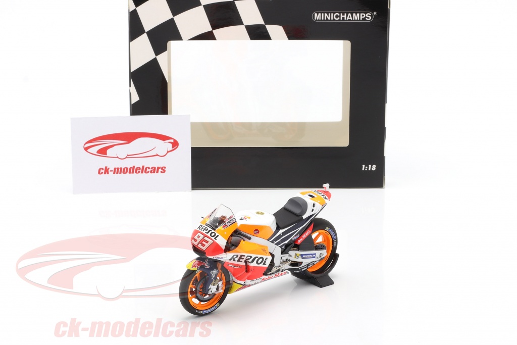 Minichamps 1 18 Marc Marquez Honda Rc213v 93 World Champion Motogp 17 1 43 Model Car