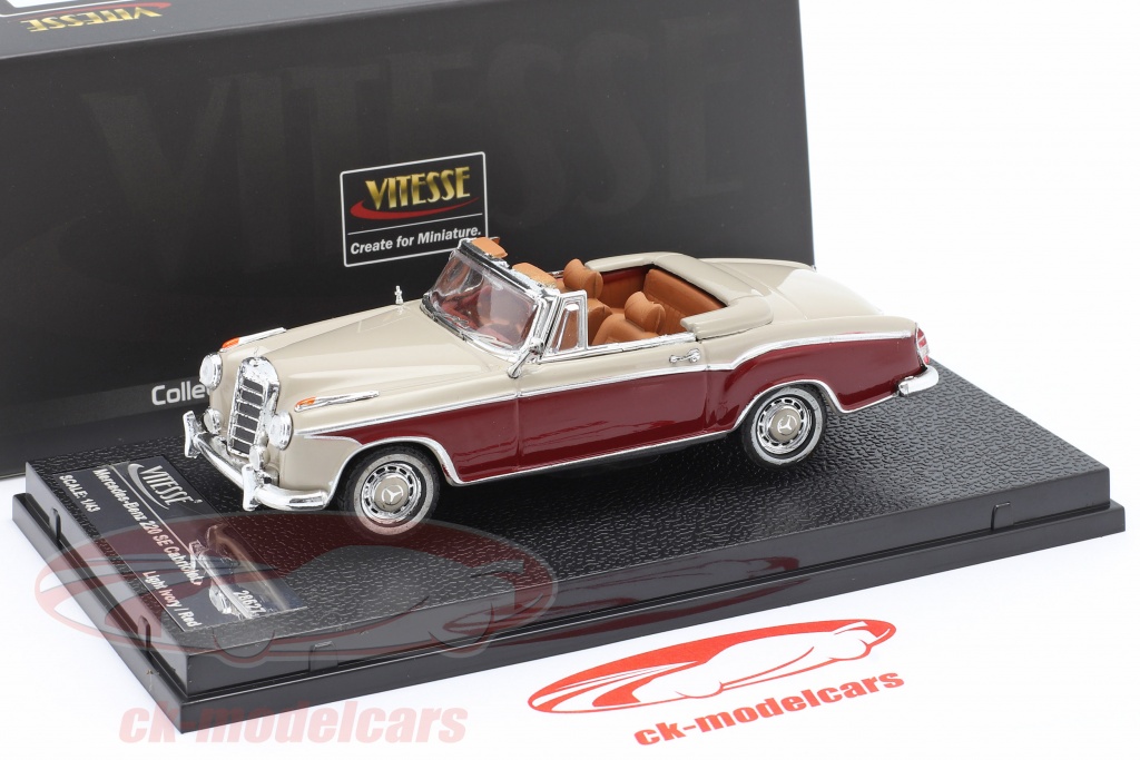 Austin Healey 3000 ivory/red (Vitesse) 1:43