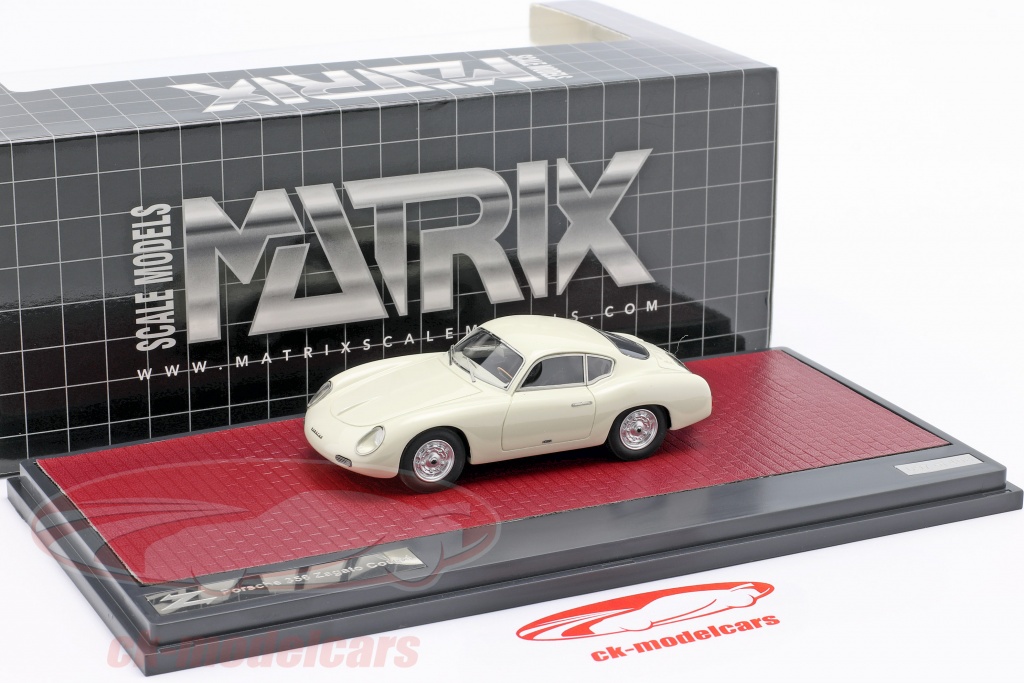 Porsche 356 Zagato Coupé 1960 – Matrix 1/43 – Résine – Miniature Neuve