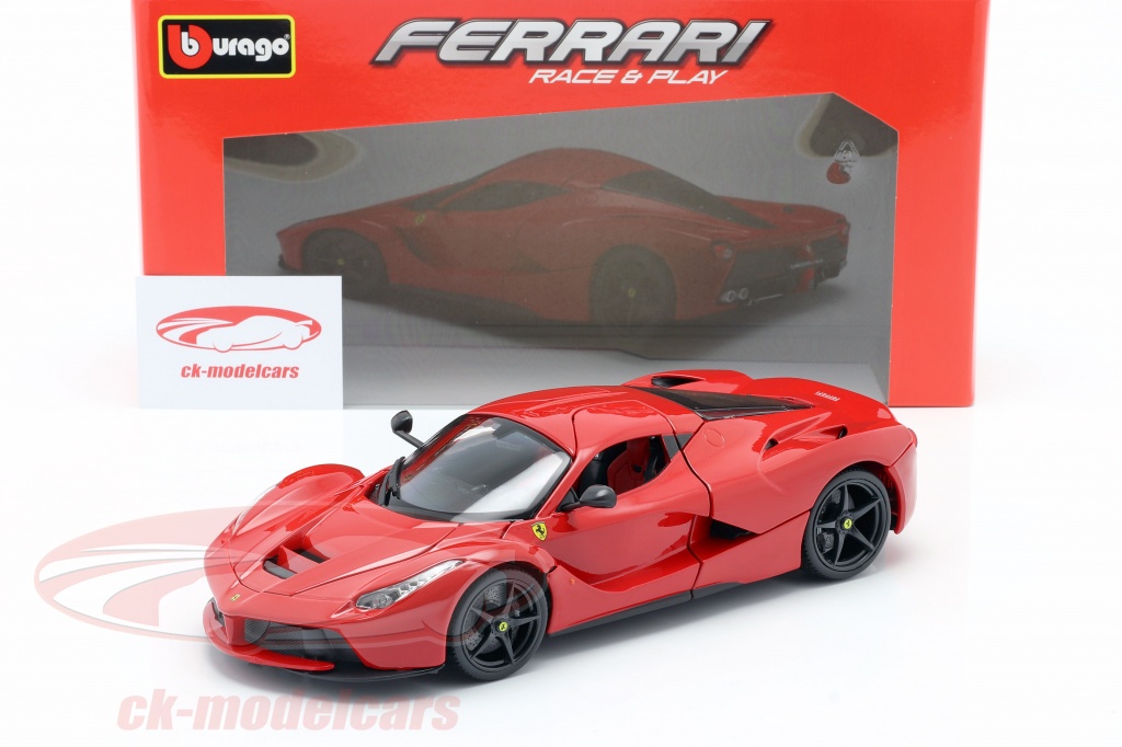 Melodramatisch absorptie naaien Bburago 1:18 Ferrari LaFerrari rood 18-16001R model auto 18-16001R  4893993160013