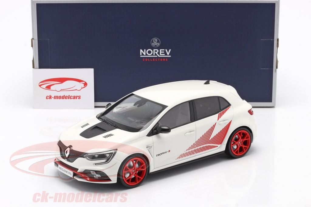 Norev 1:18 Renault Megane R.S. Trophy-R Baujahr 2019 weiß 185239 Modellauto  185239 3551091852391