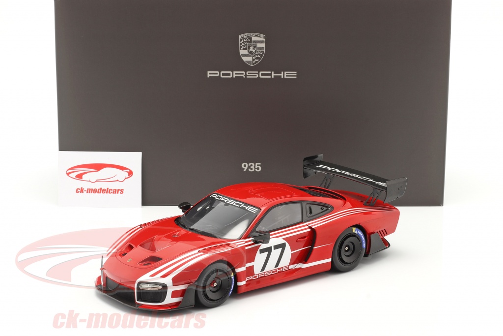 Miniature Porsche 991 GT2 RS 935 Spark 1/18 - Blanche - Résine De Collection